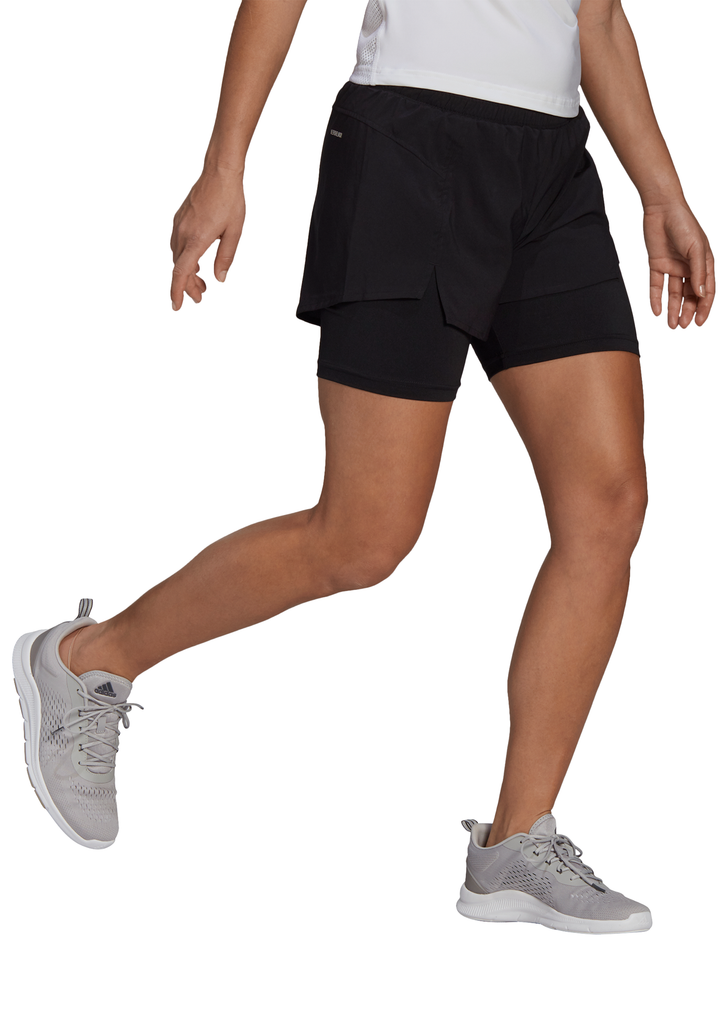Adidas Women’s Designed to Move 2-In-1 Sport Shorts