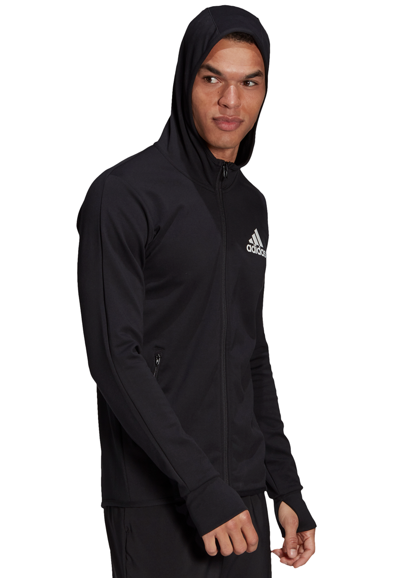 Adidas Mens Designed to Move Motion Full Zip Hoodie <br> GM2080