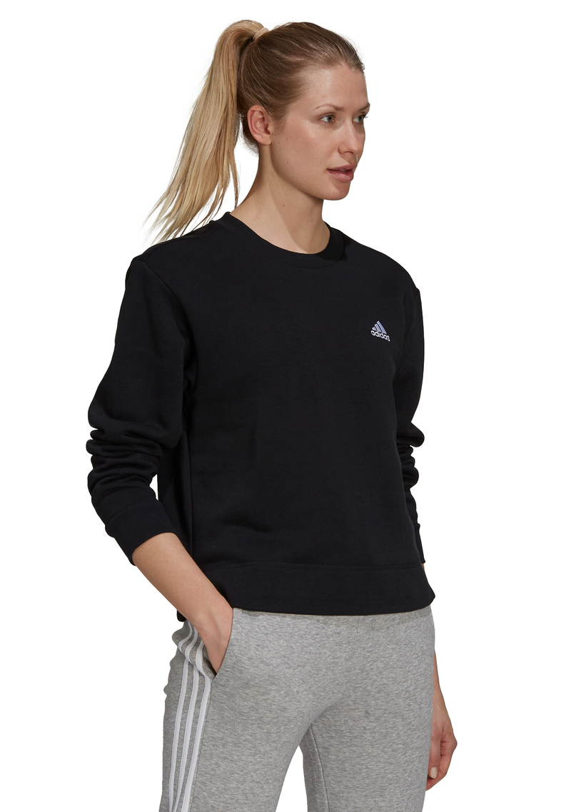 Adidas small logo clearance sweatshirt