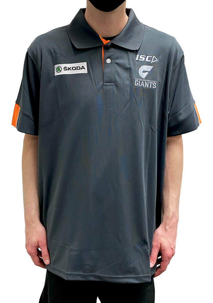 ISC GWS Giants Players Polo Mens <br> 7GW2POL2A