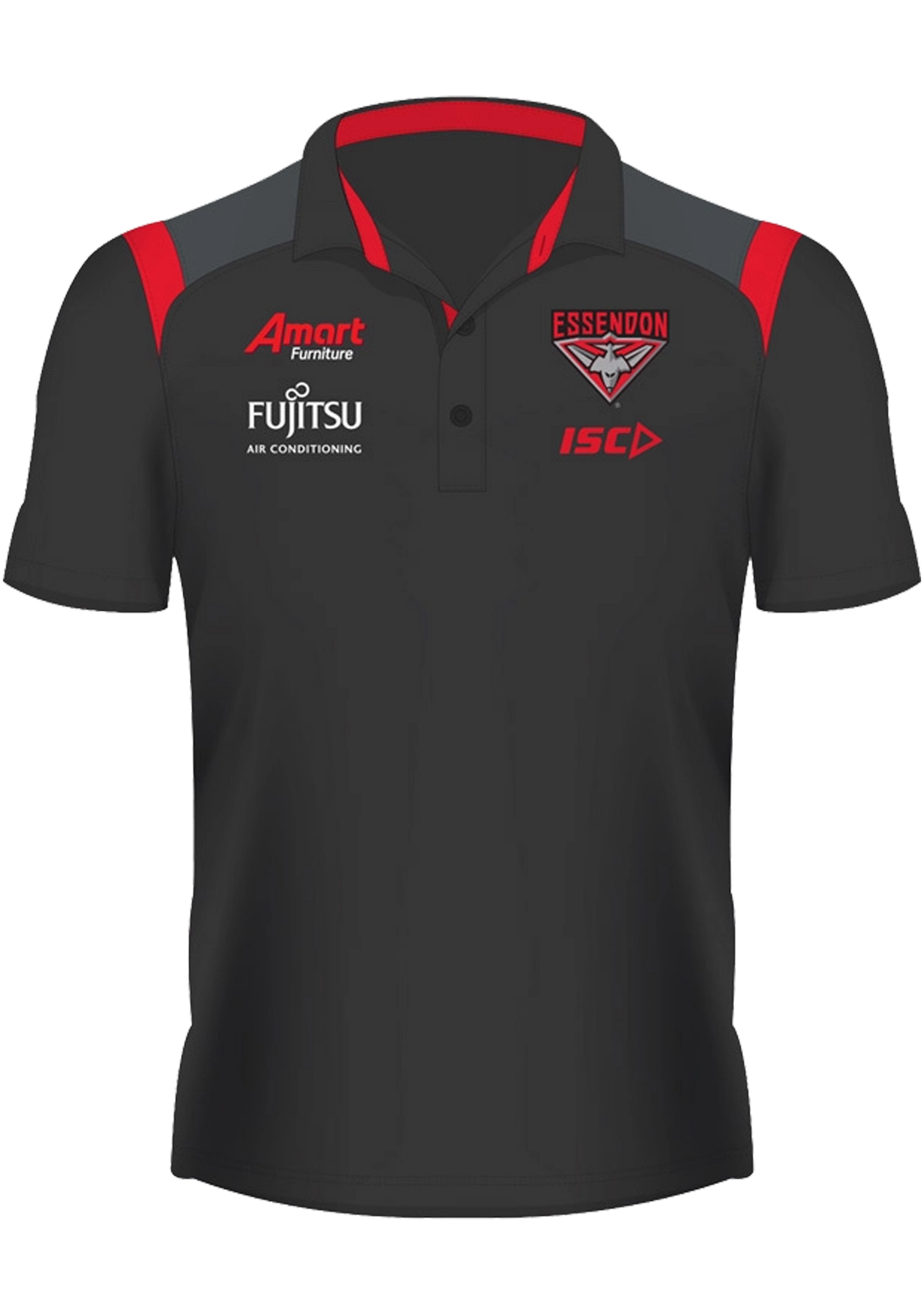 ISC KIDS ESSENDON MEDIA POLO