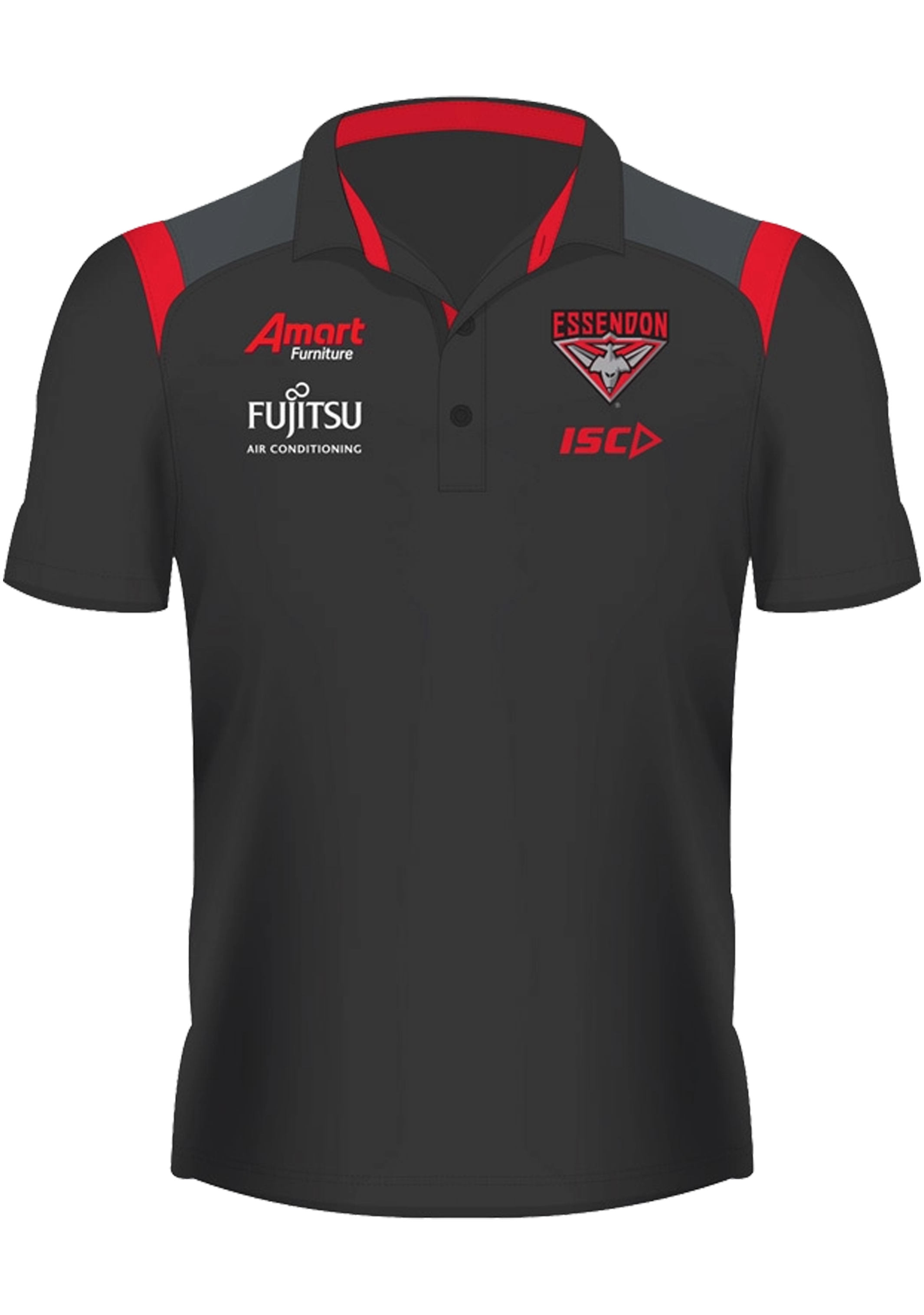 ISC KIDS ESSENDON MEDIA POLO