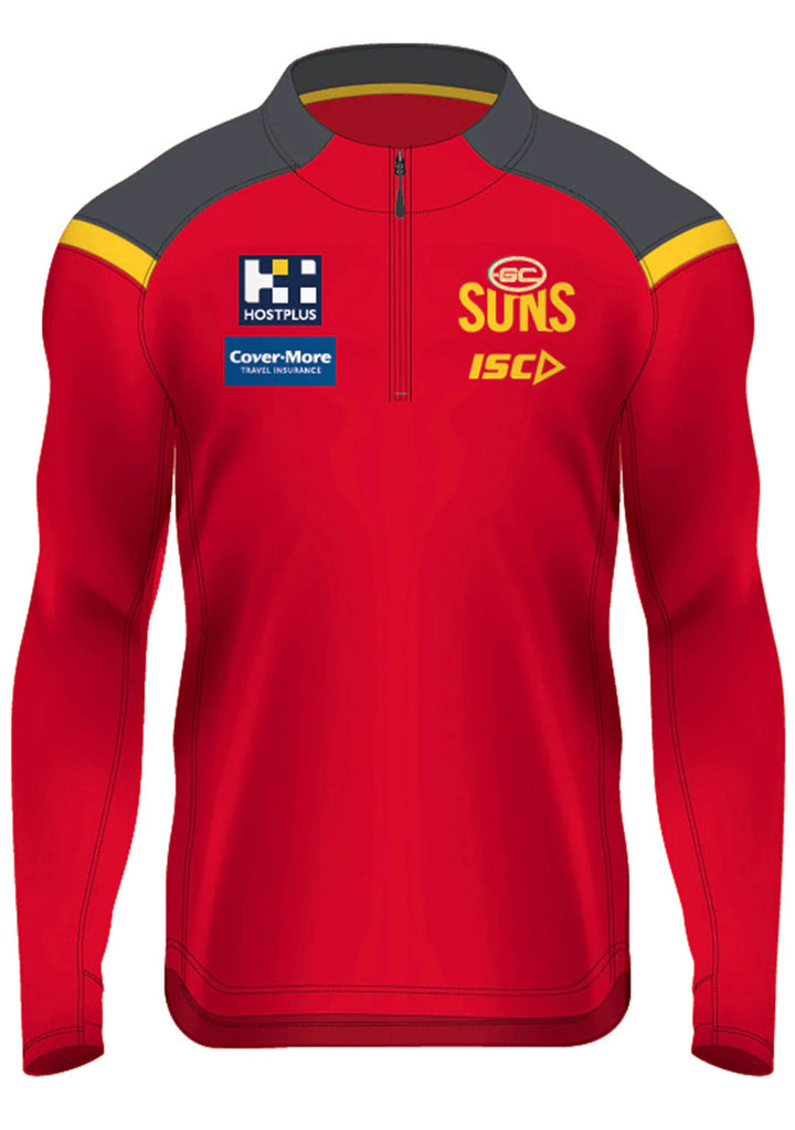 ISC Mens Gold Coast Suns 2020 Elite Training Top <BR> GS20TOP01M