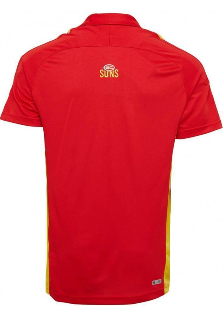 ISC Mens Gold Coast Suns 2020 Media Polo <BR> GS20POL01M