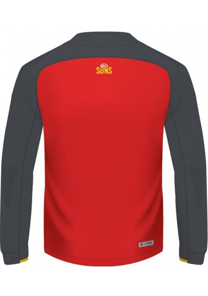 ISC Mens Gold Coast Suns 2020 Tech Pro Match Jacket <BR> GS20JKT01M