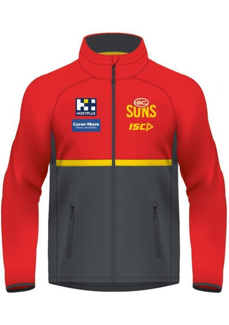 ISC Mens Gold Coast Suns 2020 Wet Weather Jacket <BR> GS20JKT02M