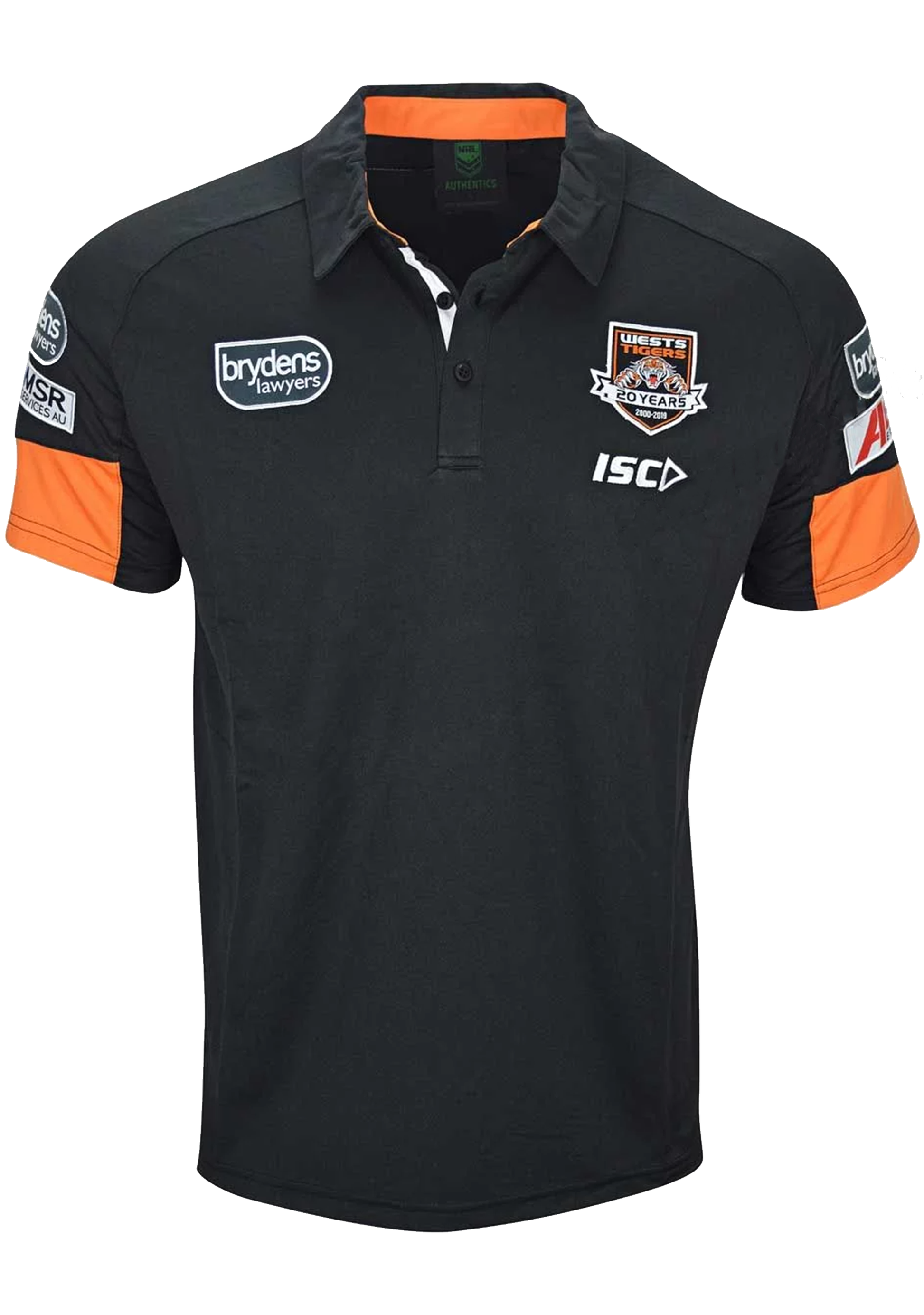 ISC Mens Wests Tigers Media Polo <br> WT19POL03M