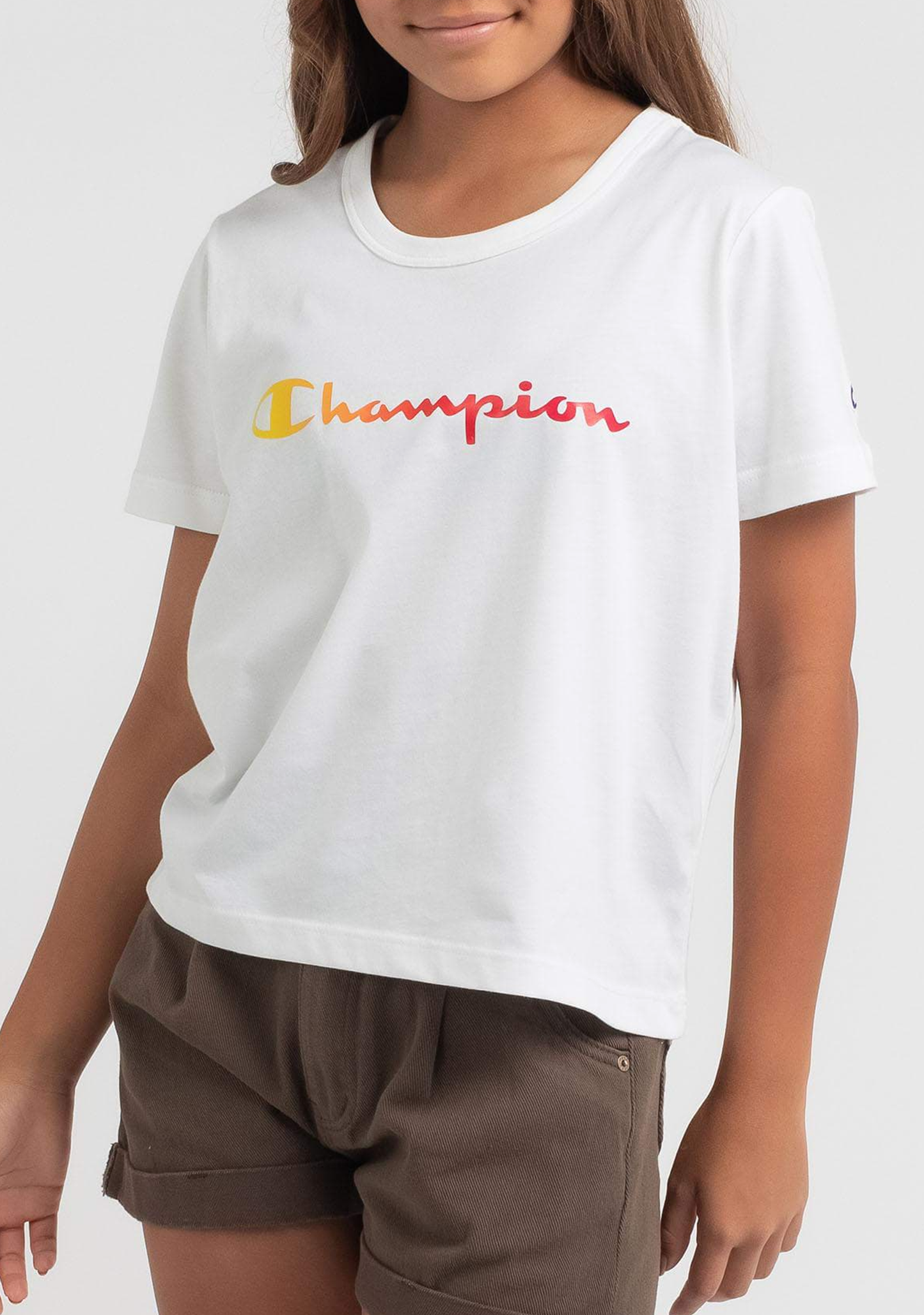 Champion Junior Ombre Script Boxy Tee