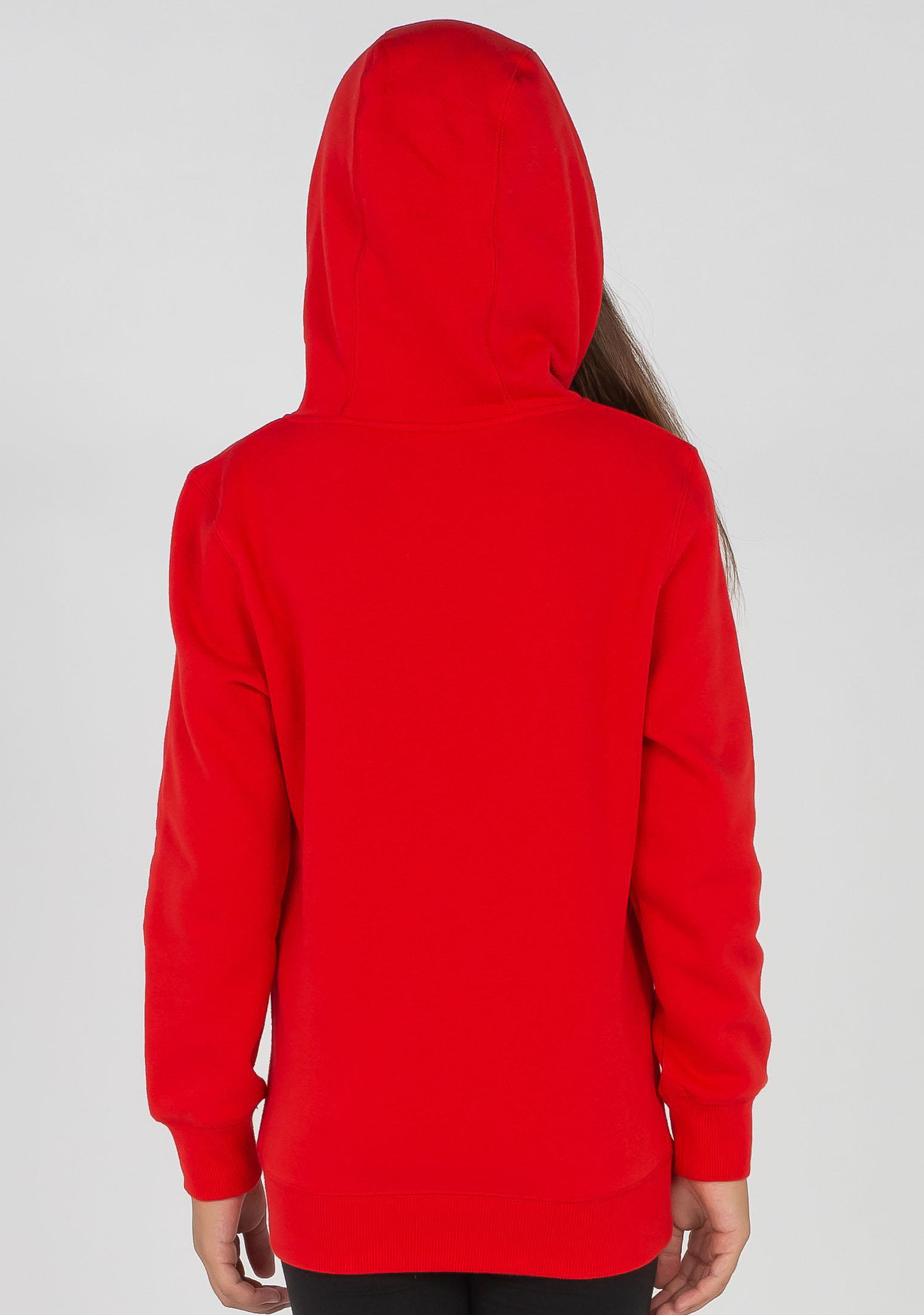 Champion Junior Script Hoodie Vermillion Red