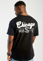Majestic Mens Athletic Chicago White Sox Script Tee <br> MJCW0331TK