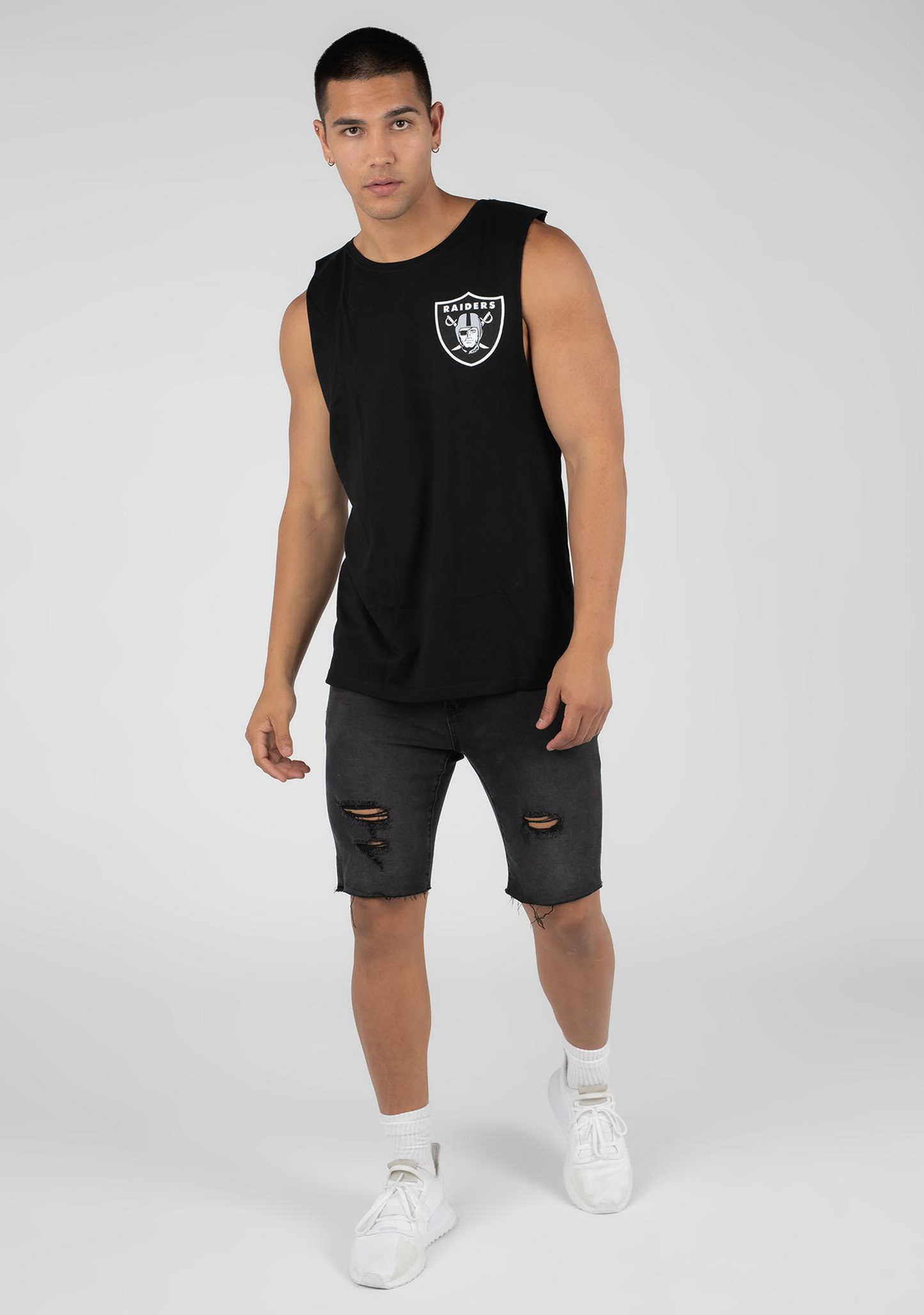 MAJESTIC ATHLETIC MEN’S LAS VEGAS RAIDERS MUSCLE TEE