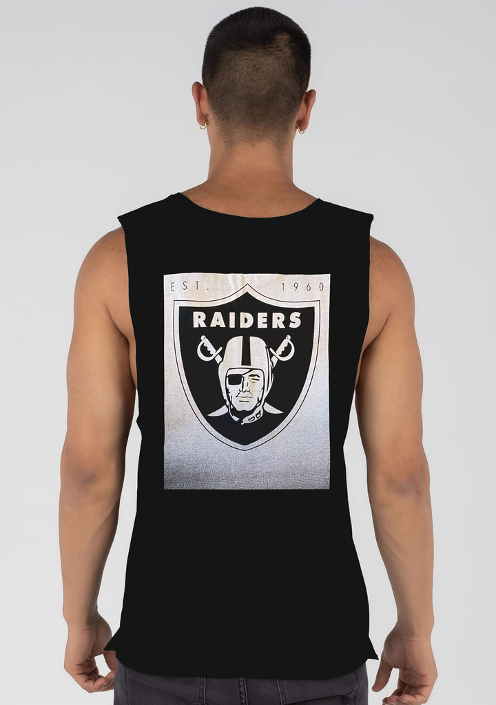 MAJESTIC ATHLETIC MEN’S LAS VEGAS RAIDERS MUSCLE TEE