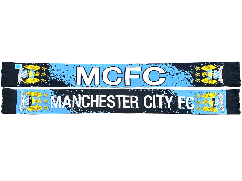 Manchester City Splash Jacquard Scarf <br> MCSCJ