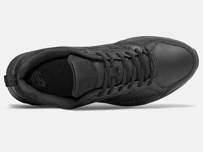 New balance online black leather mens