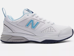 New Balance Womens 624 V4 White/blue WX624WB4 (D Width) <br> WX624WB4