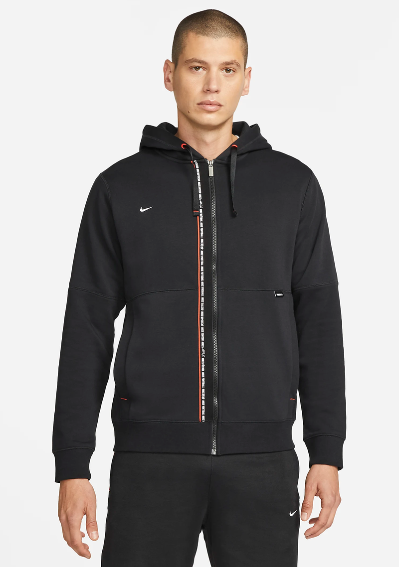 Nike Mens FC Tribuna Full Zip Fleece Hoodie <BR> DH9684 010