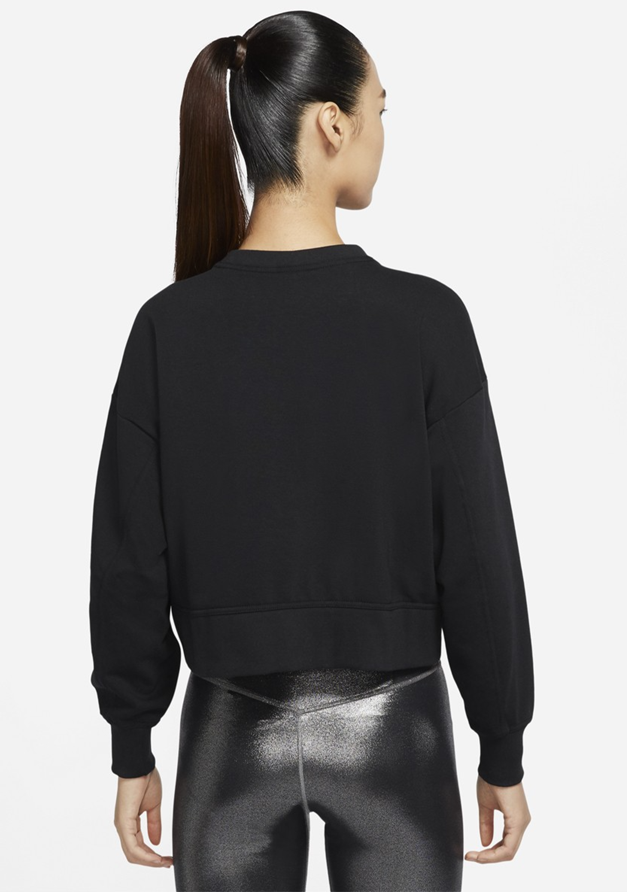 NIKE WOMENS DRY-FIT GET FIT SWOOSH CREW