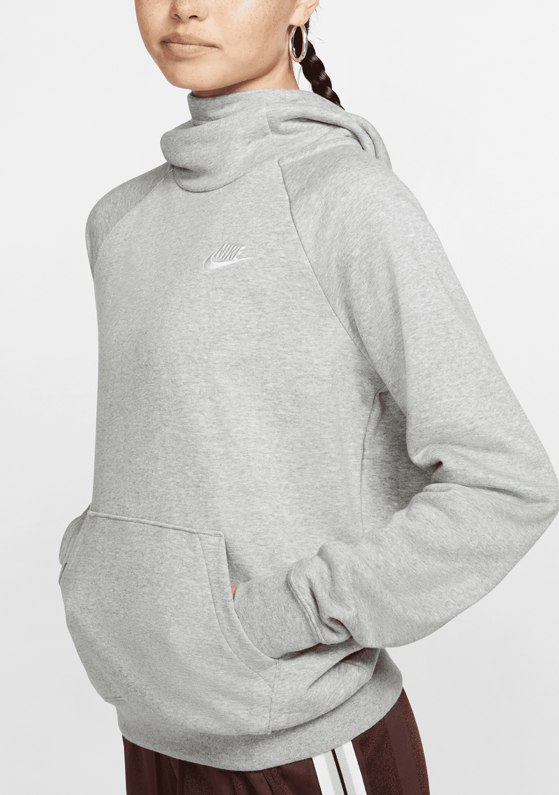 Nike Womens Funnel Neck Fleece Hoodie <BR> BV4116 063