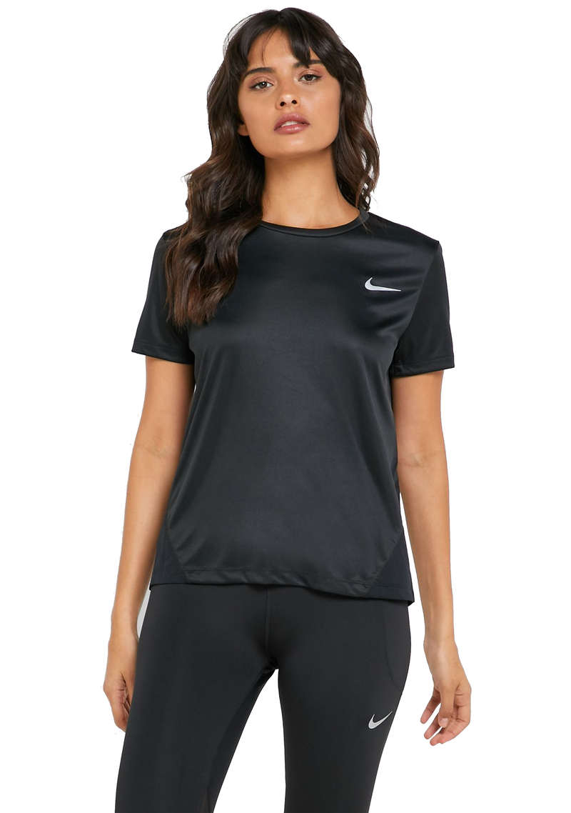 Nike Womens Miler Top Short Sleeve <br> AJ8121 010