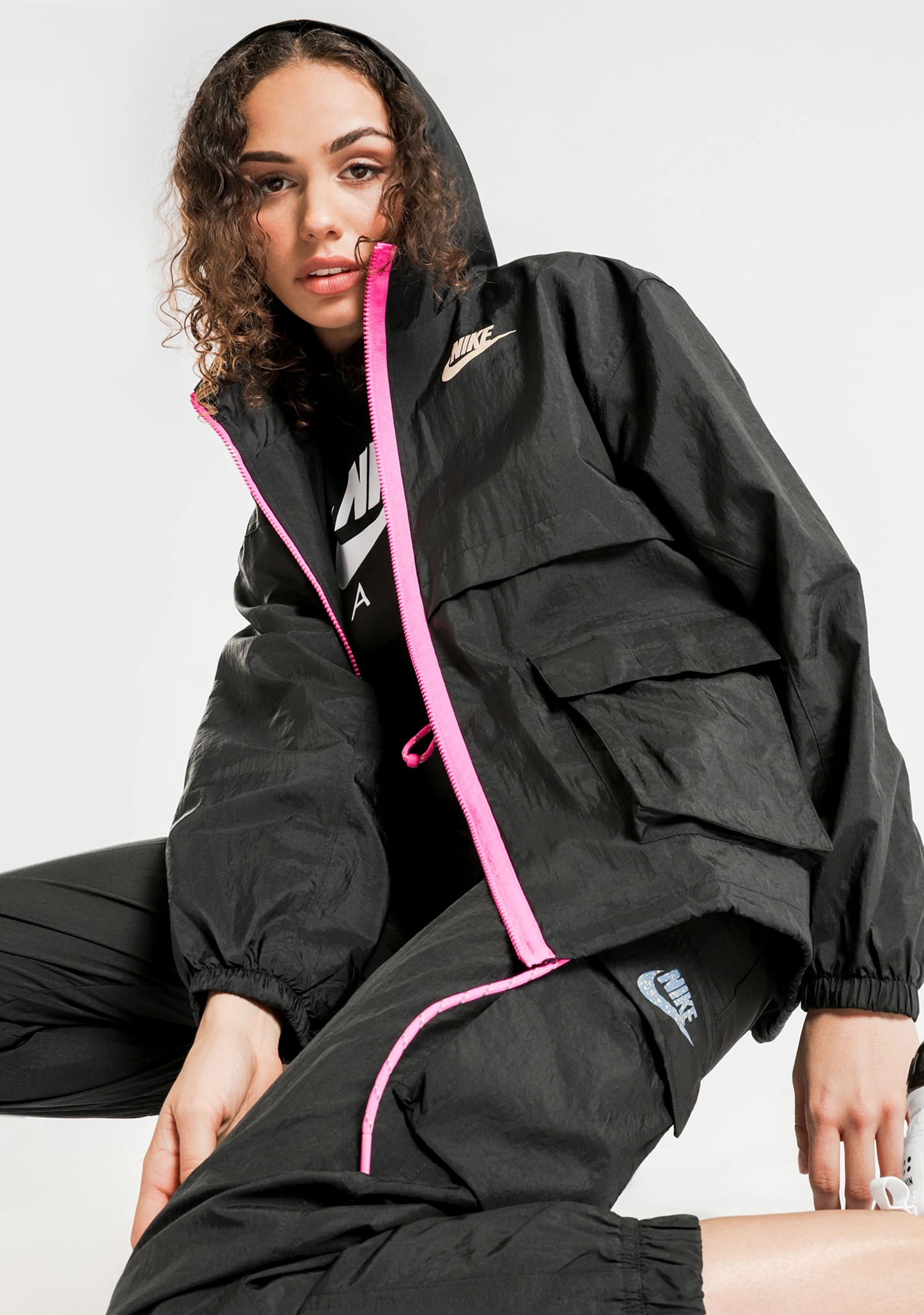 Nike Womens Nsw Icon Clash Woven Jacket DD2088 010 – Jim