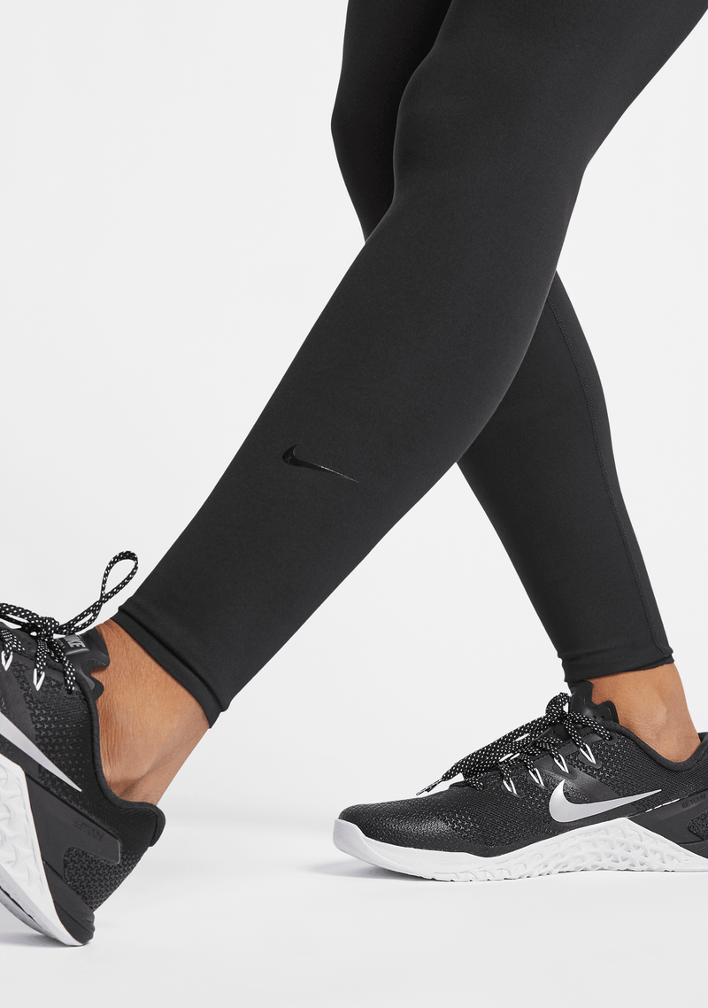 Nike WOMENS NIKE ONE LUX MID RISE LEGGINGS - Black