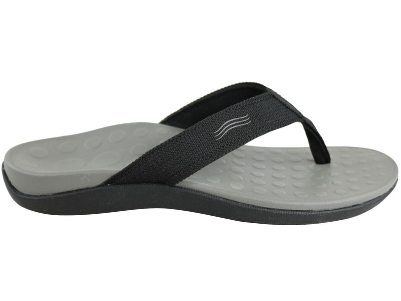 Orthaheel Mens Wave II Thongs in Black <br> F252831004