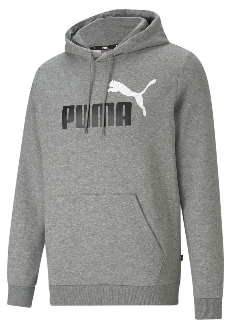 Puma Mens Essentials+ Two-Tone Big Logo Hoodie <br> 586764 03