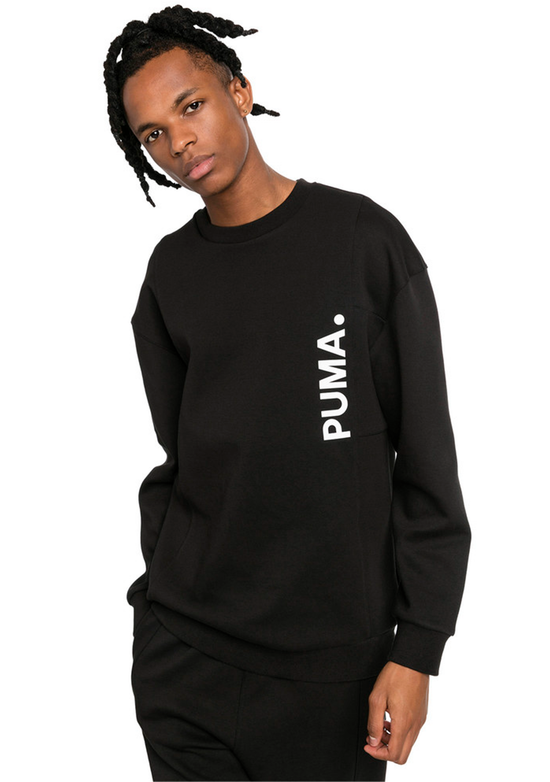 Puma Mens Epoch Cotton Crew Black 577998 01