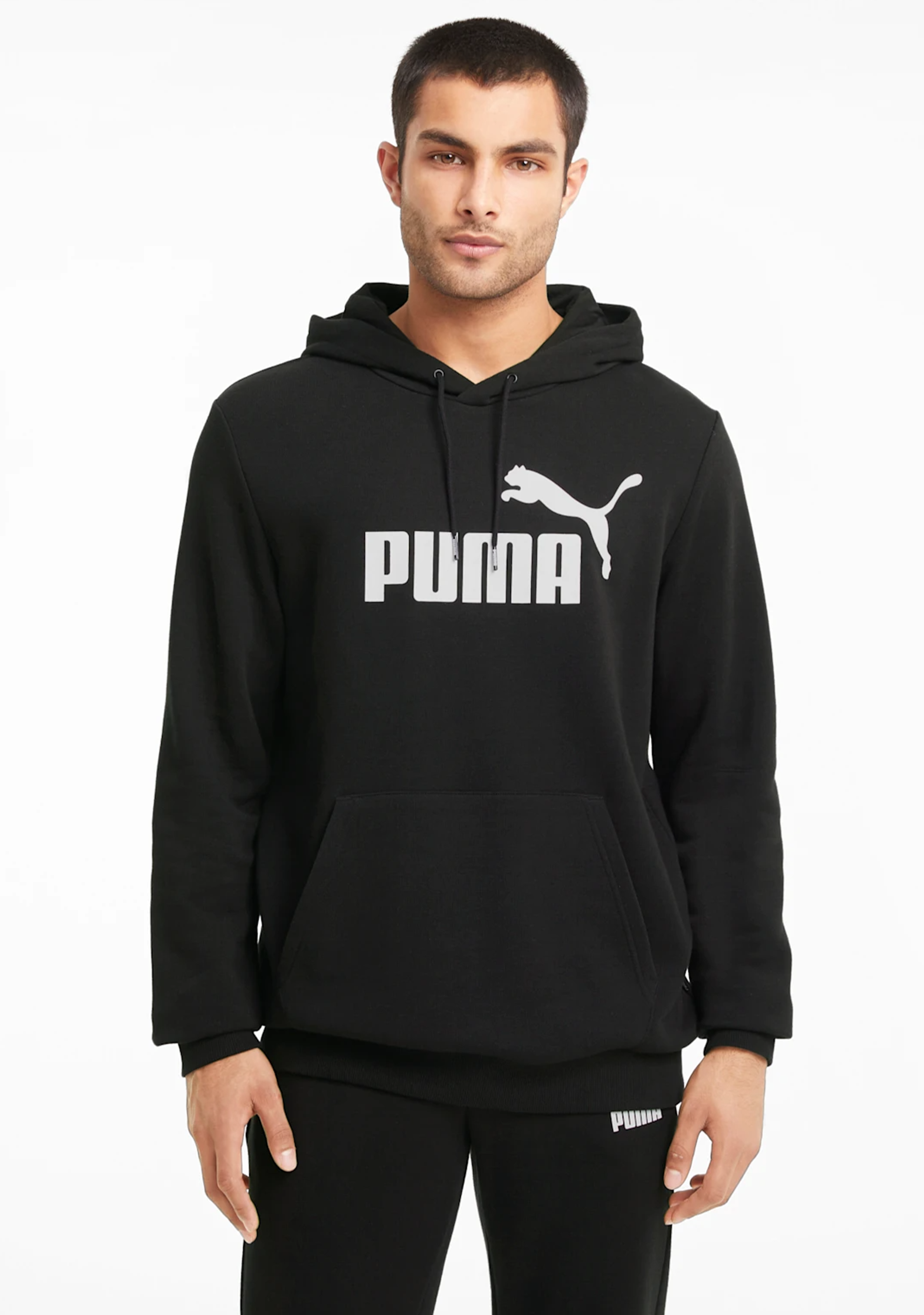 Puma Mens Essentials Big Logo Hoodie 586686 01 – Jim Kidd Sports