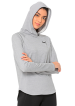 Puma Womens Dry-Cell Active Hoody Light Grey <br> 851775 04