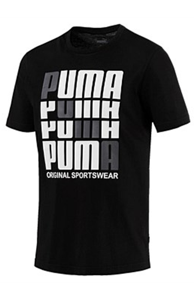 PUMA REPEAT BRAND GRAPHIC MENS BLACK <br> 85337801,- Jim Kidd Sports