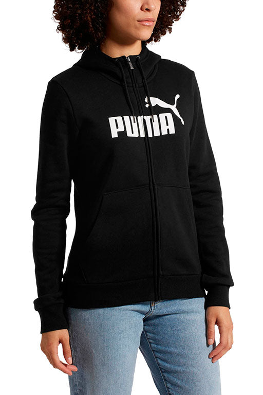 Puma Essentials Fleece Hooded Full Zip Sweat Jacket Womens <br> 851811 01