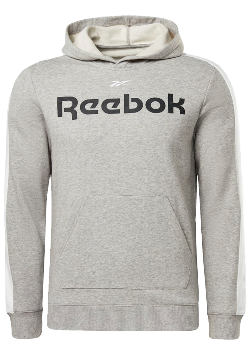 Reebok Mens Training Essentials Linear Logo Hoodie <br> GN2207