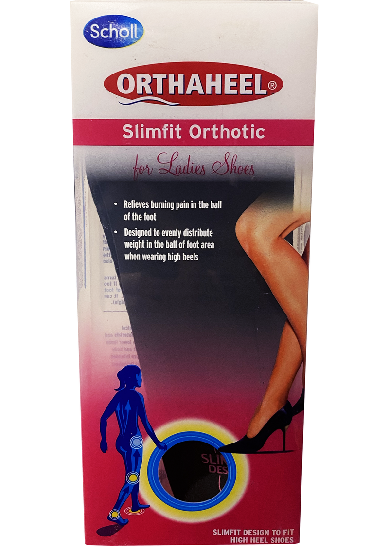 Orthaheel Scholl Ladies Innersoles Slimfit Orthotic