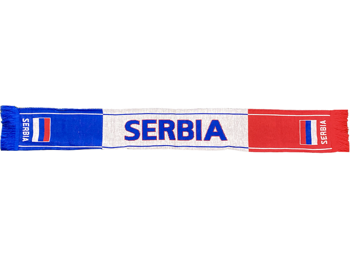 Burley Sekem Serbia Defender Jacquard Supporter Scarf <br> SC6JSER