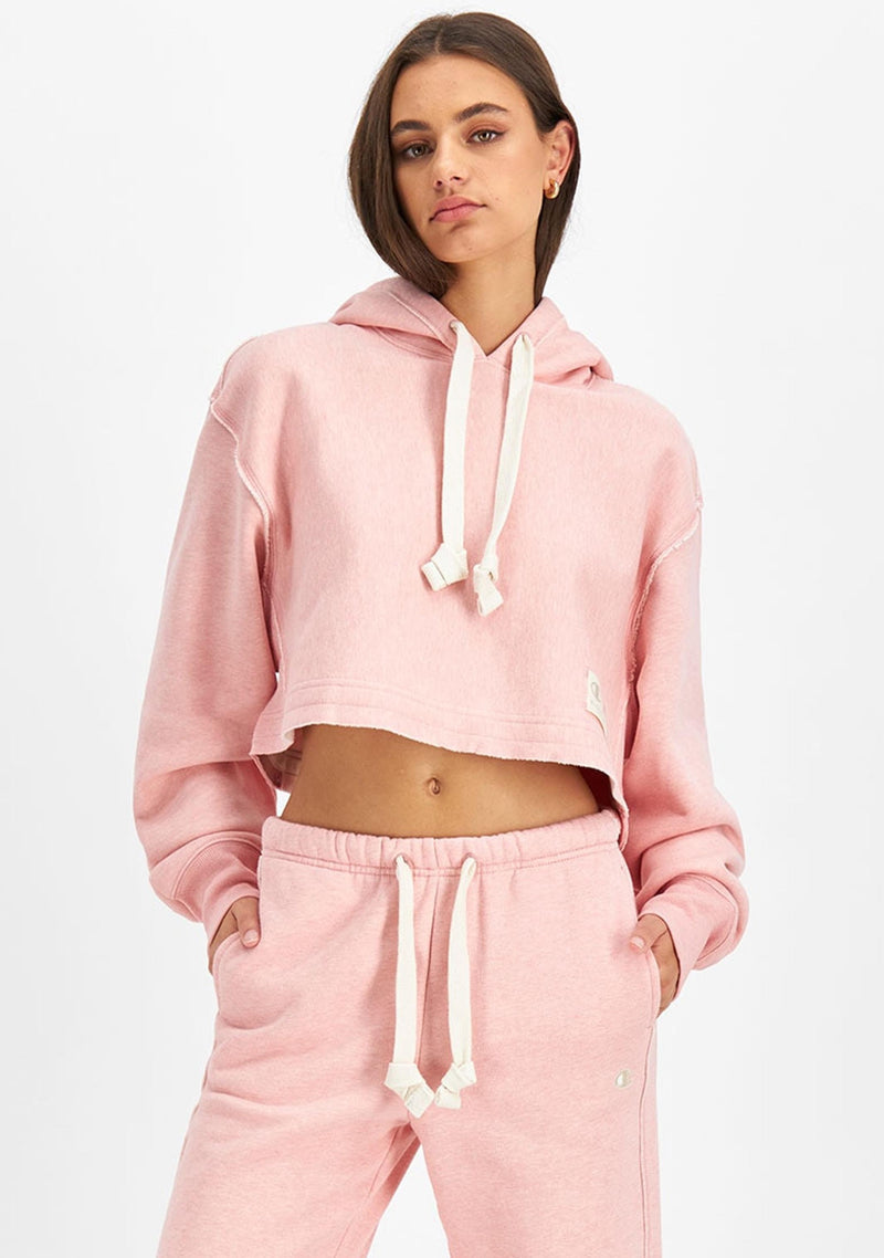 Champion Womens Lifestyle Natural State Cropped Hoodie <BR> CT87A1 ASA