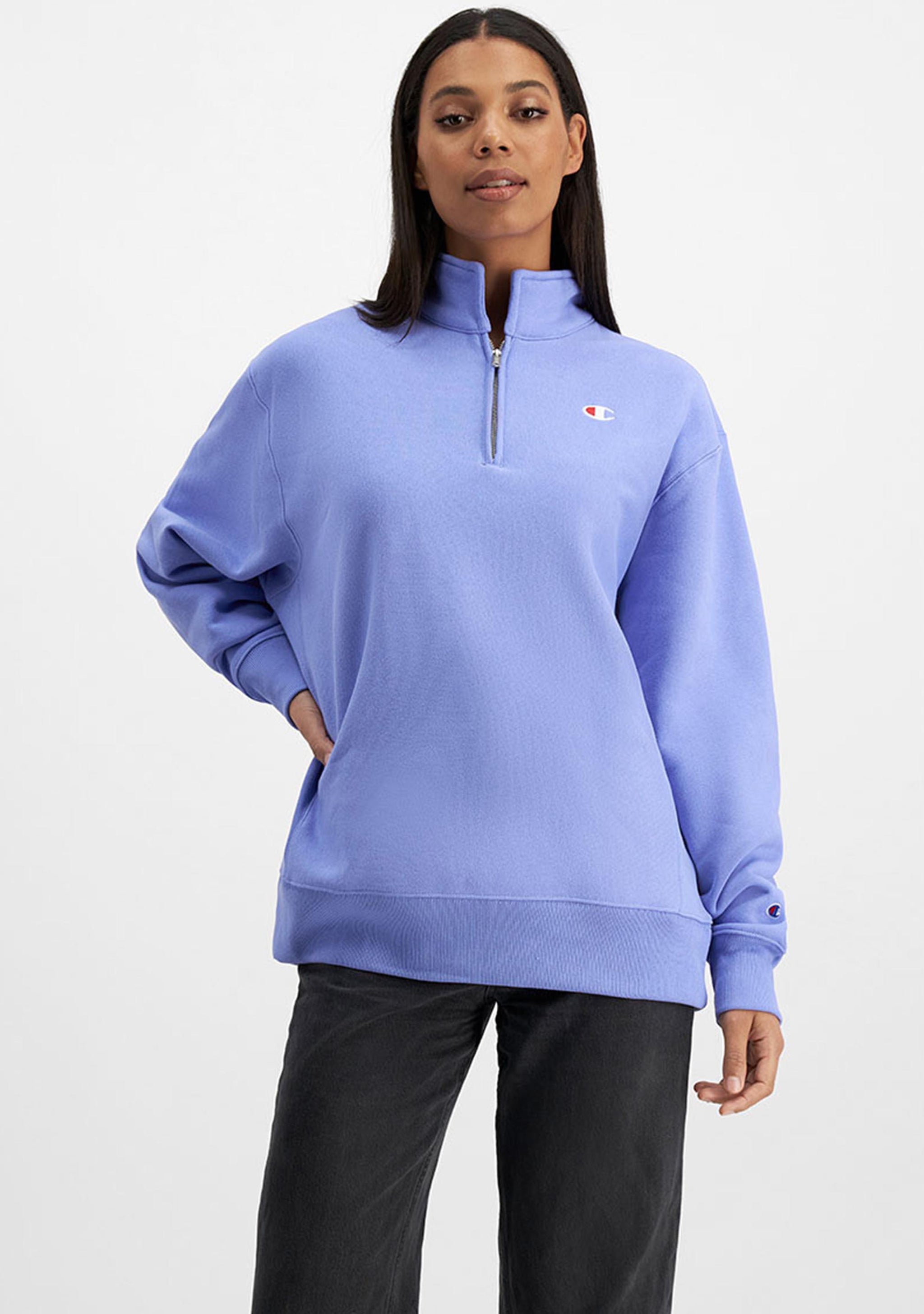 Champion Powerblend Quarter Champion Half Zip Pullover Half Zip
