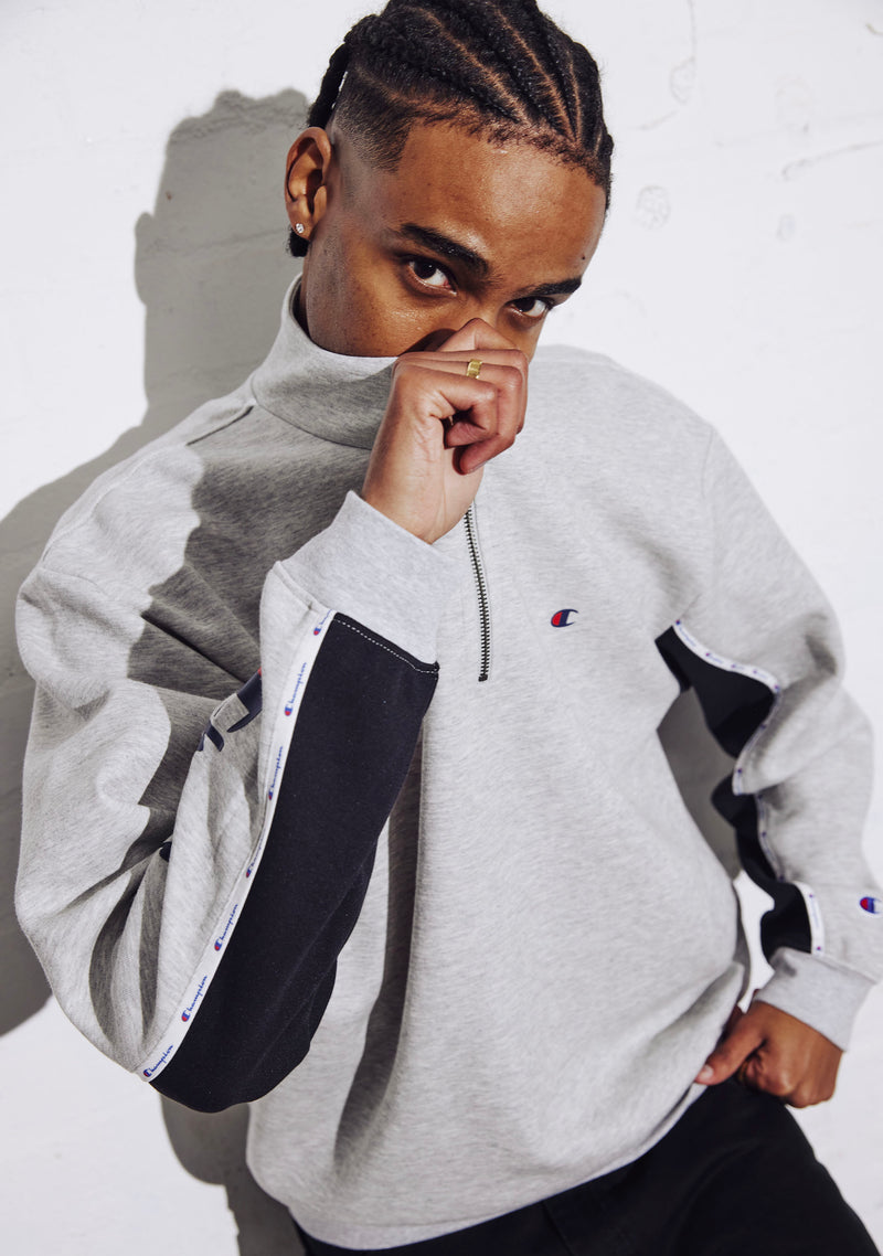 Champion Mens Rochester Athletic Quarter Zip AW8PN A4D