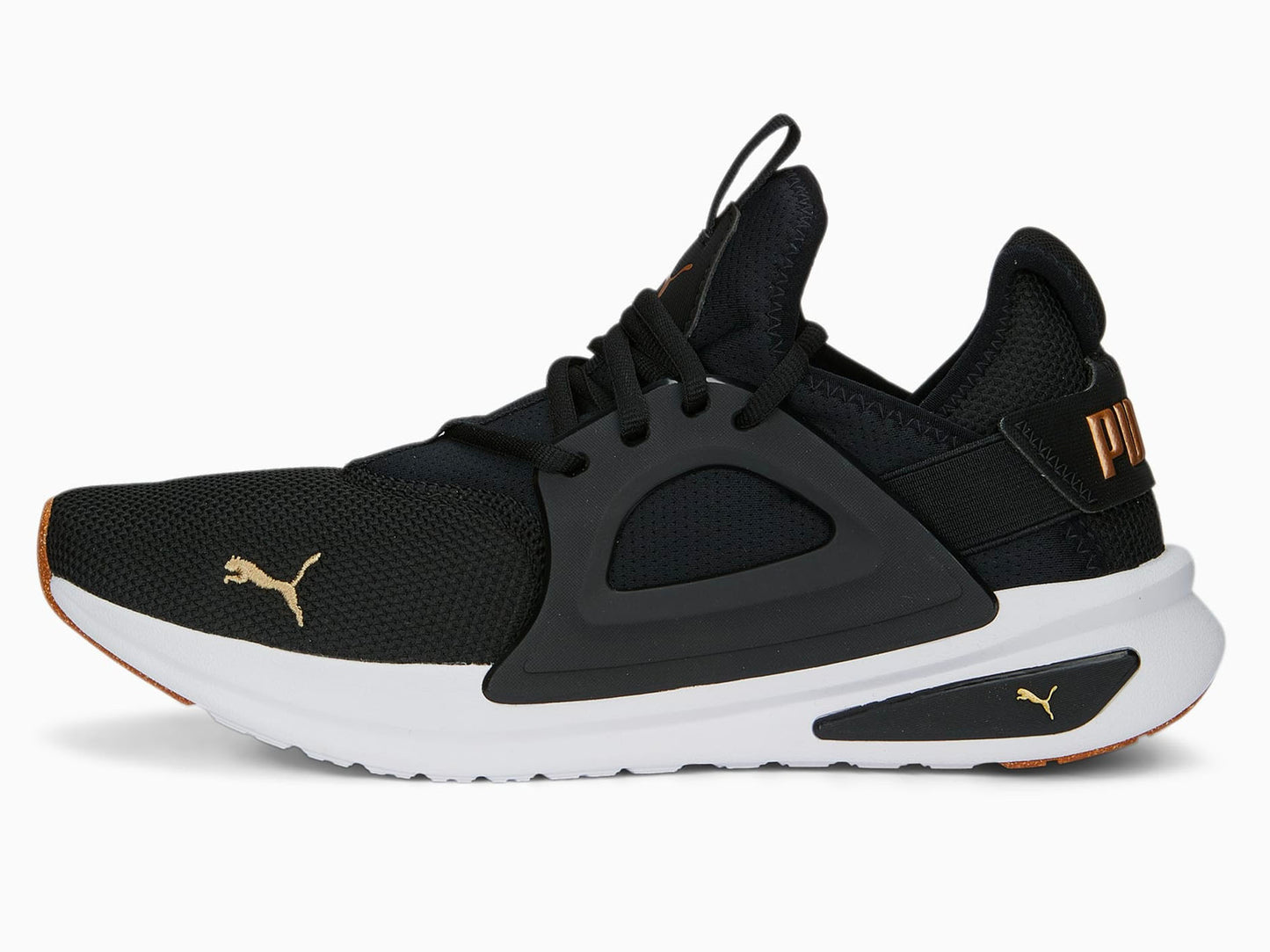 Puma Mens Softride Enzo EVO Better Runners Black/Gold <br> 378291 01