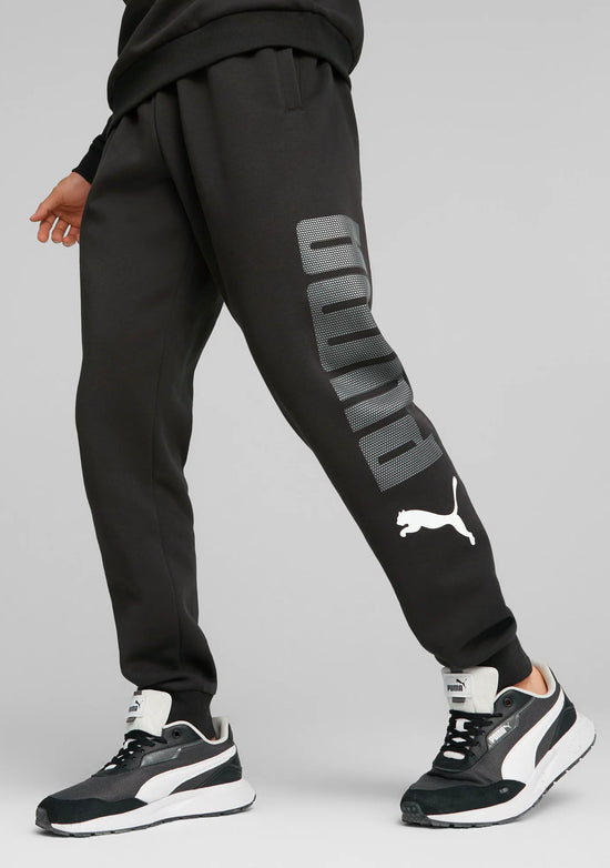 Puma Men's Essential+ Logo Lab Sweatpants Black