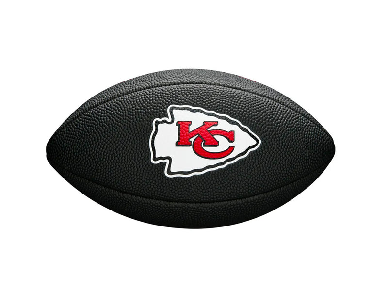 Wilson NFL Logo Team Mini Football Kansas City Chiefs <br> WTF1533BLKC