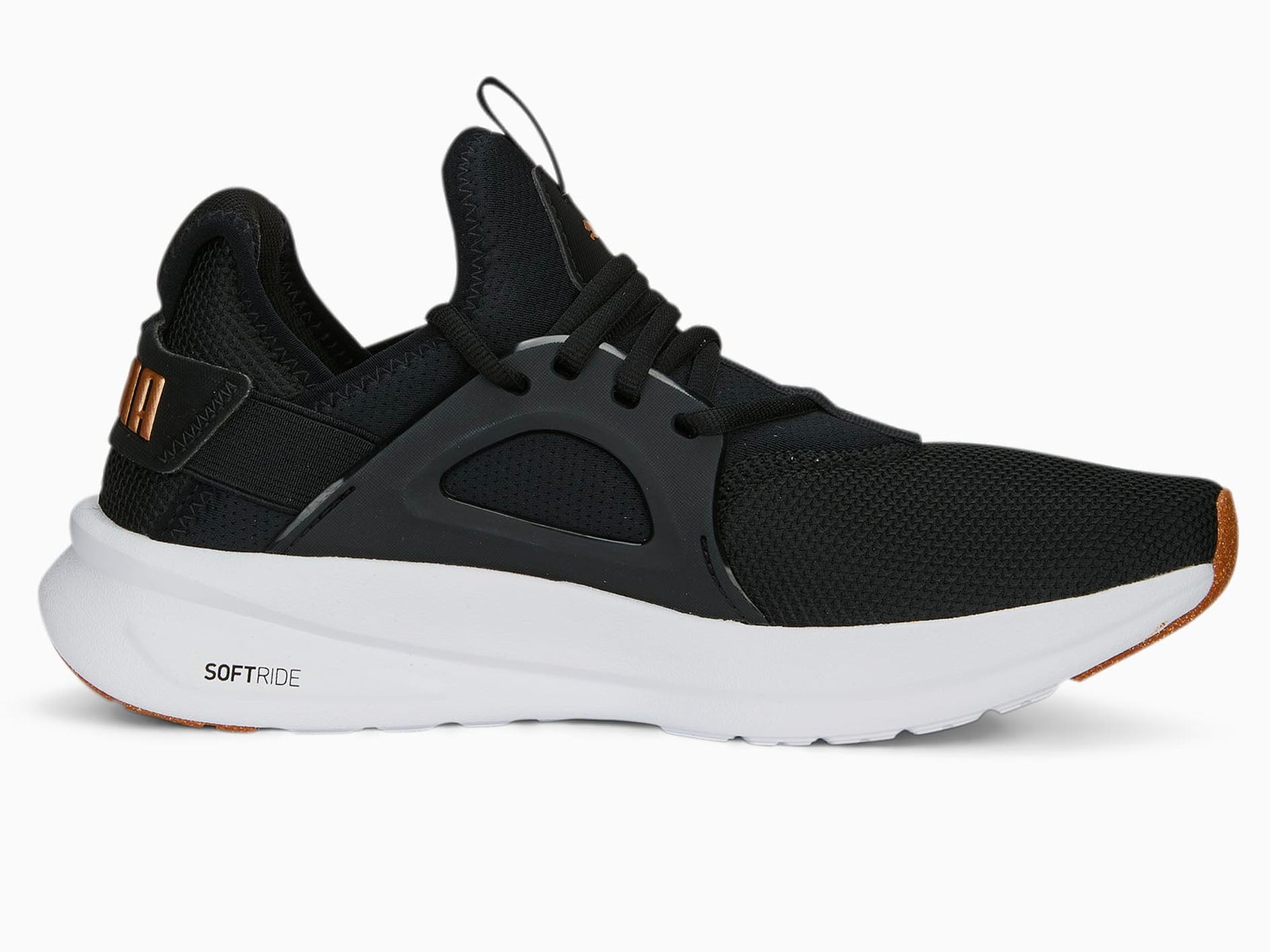 Puma Mens Softride Enzo EVO Better Runners Black/Gold <br> 378291 01