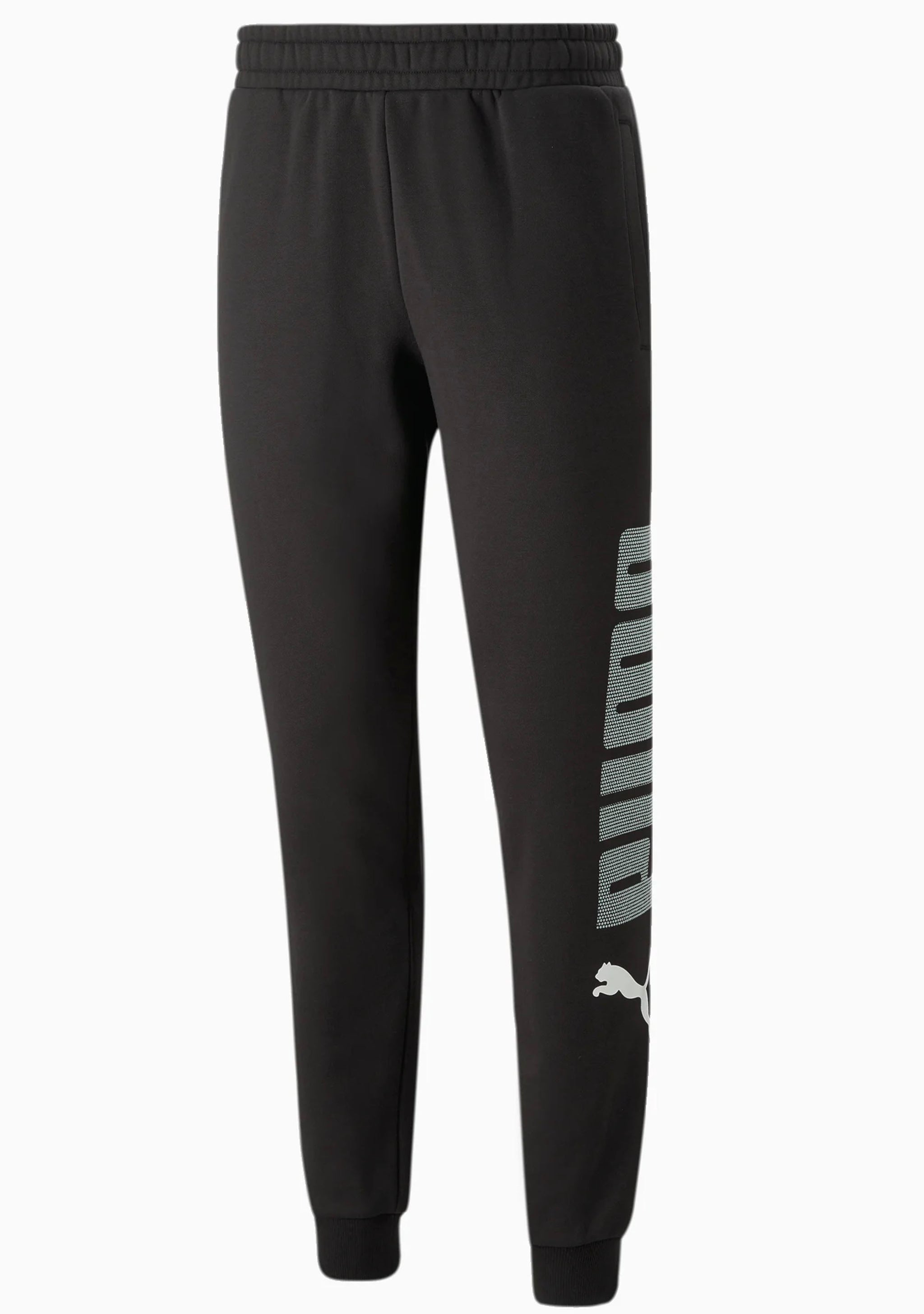 Puma Men's Essential+ Logo Lab Sweatpants Black