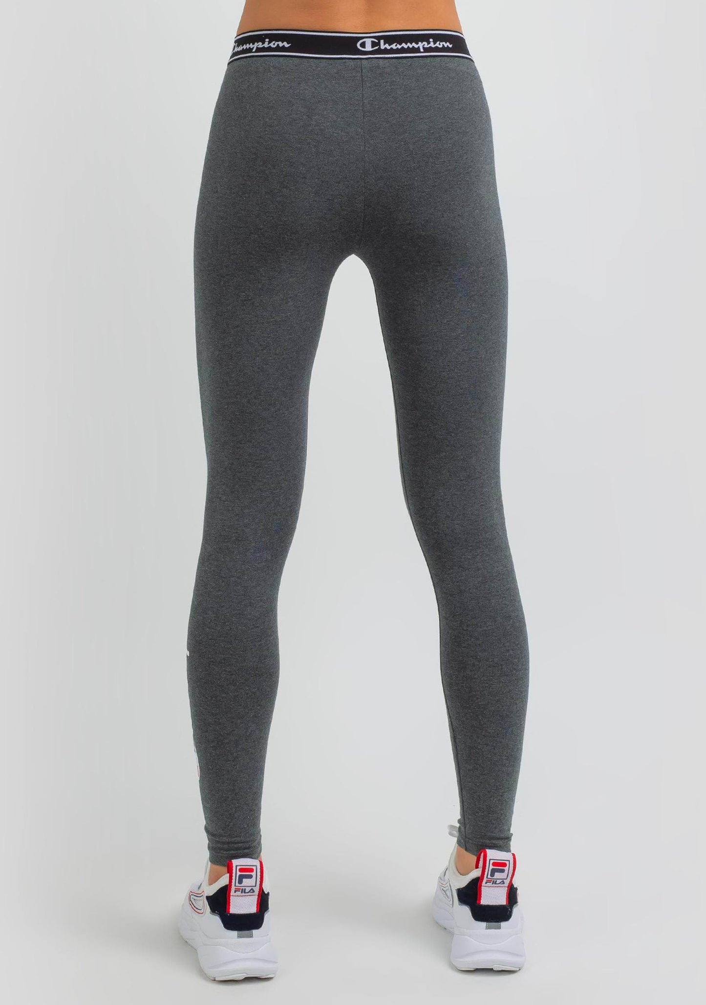 Champion Women’s Script Logo Tights Granite Heather