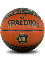 SPALDING GAME BALL SERIES OUTDOOR INDIGENOUS <br> BROWN