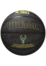 Wilson 2021 NBA Finals Champion Basketball - Milwaukee Bucks <br> WZ4009601XB7