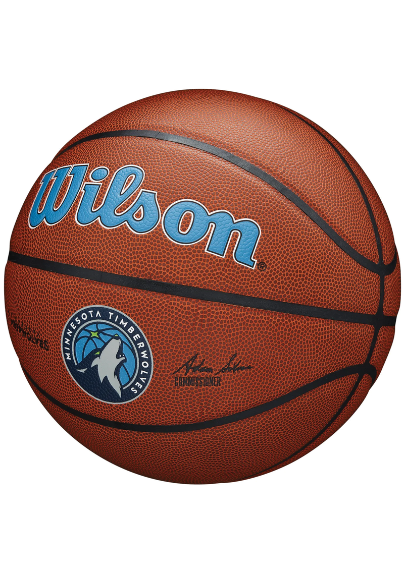 Wilson NBA Team Composite Minnesota Timberwolves Basketball <br> WTB3100XBMIN