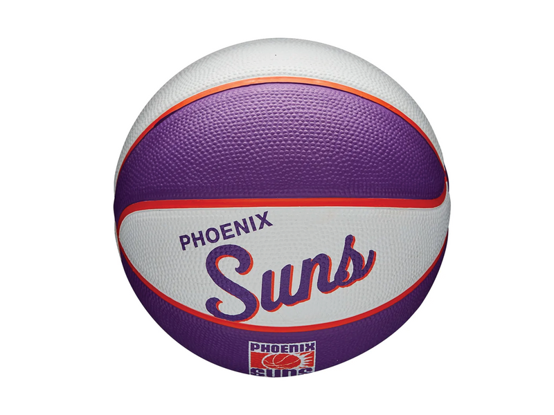 Wilson NBA Team Mini Retro Phoenix Suns Basketball <br> WTB3200XBPHO