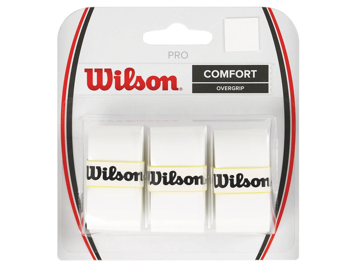 Wilson Pro Overgrip White 3 Pack