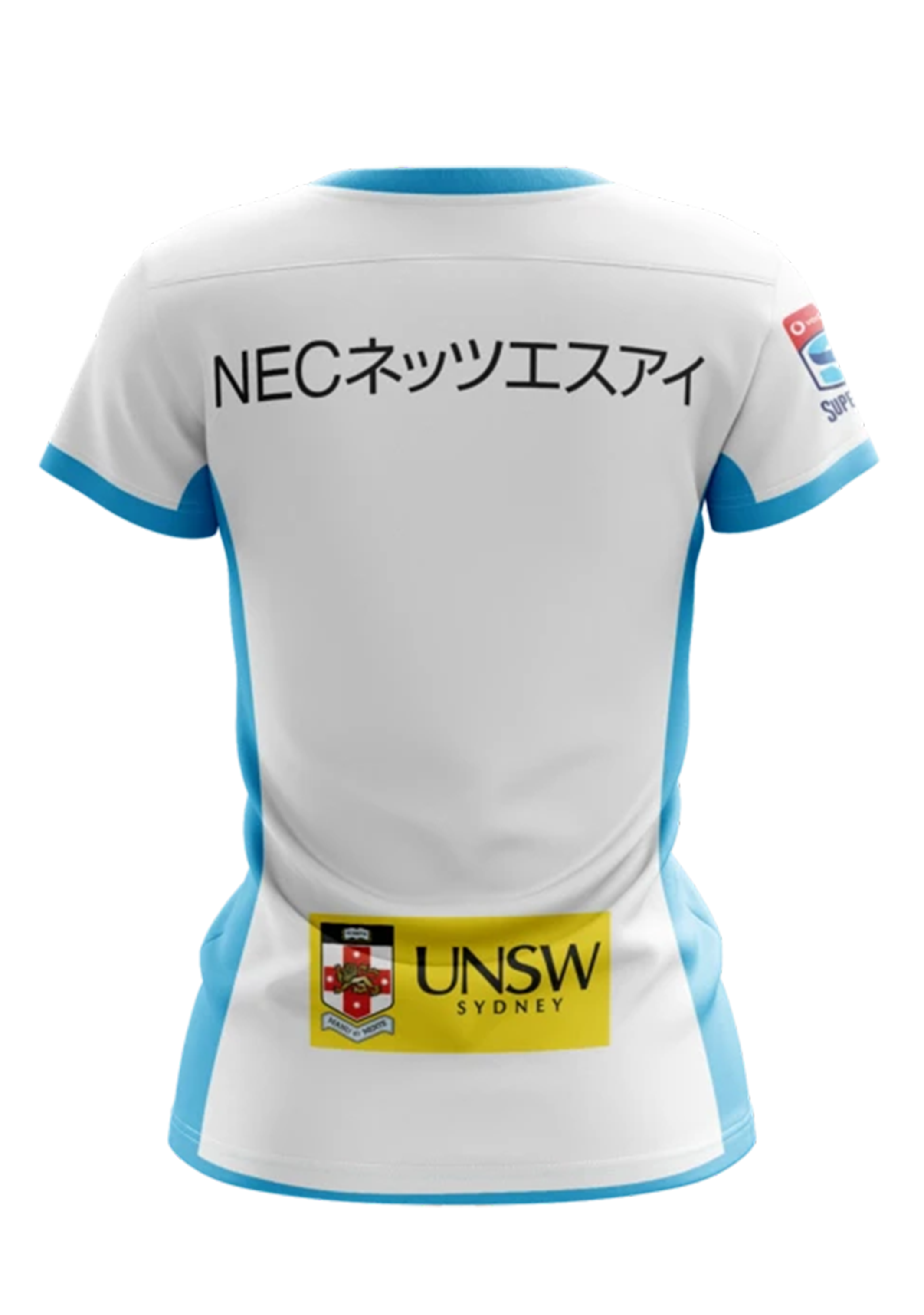 Xblades Womens NSW Waratahs Replica Away Jersey 20 <BR> WAR-RAJ-L20-W WHITE SKY